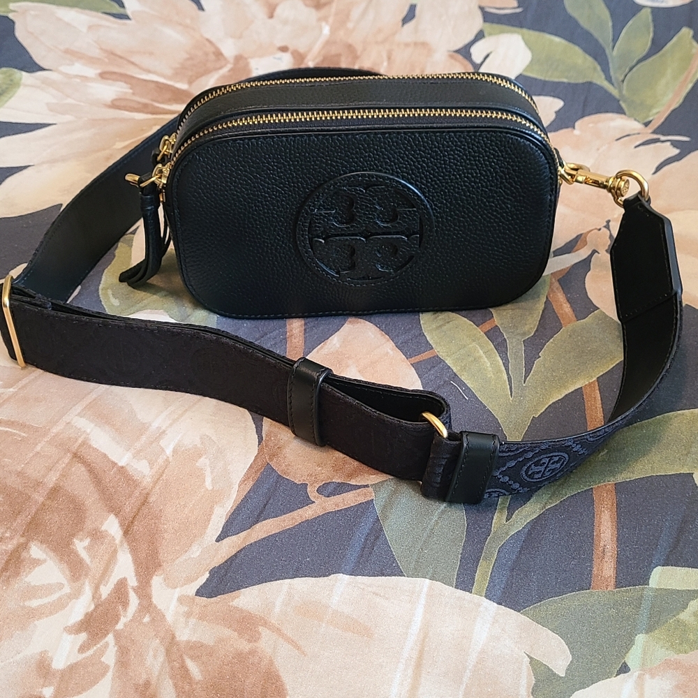Tory Burch Mini Miller Leather Crossbody Bag With Dust Bag